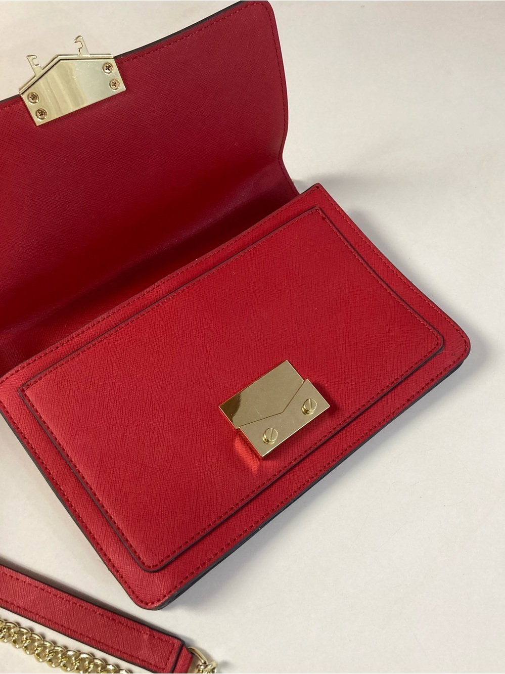 Karl Lagerfeld Red Envelope Purse - Picture 2 of 11